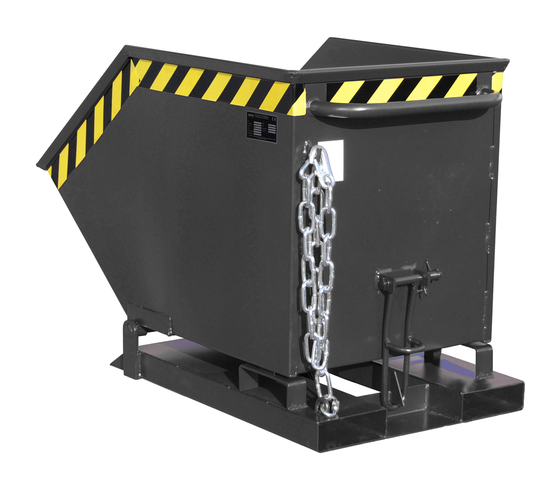 Kippmulde Typ KK RAL 7021 Schwarzgrau